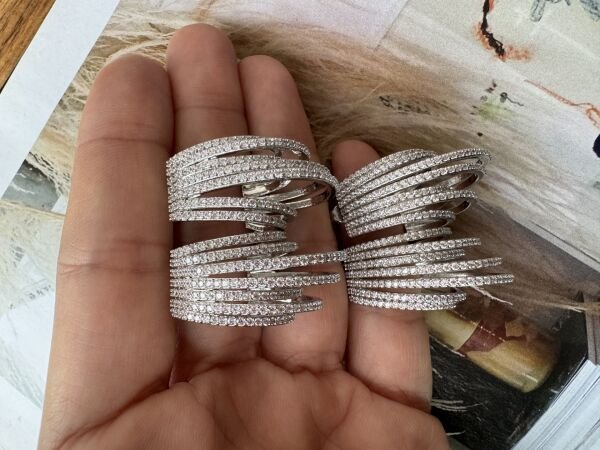 Coklu Cuff Görünümlü Küpe