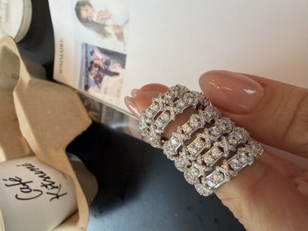 İthal  Mozanit Yüzük