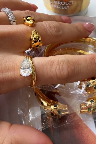 İthal Mozanit Yüzük