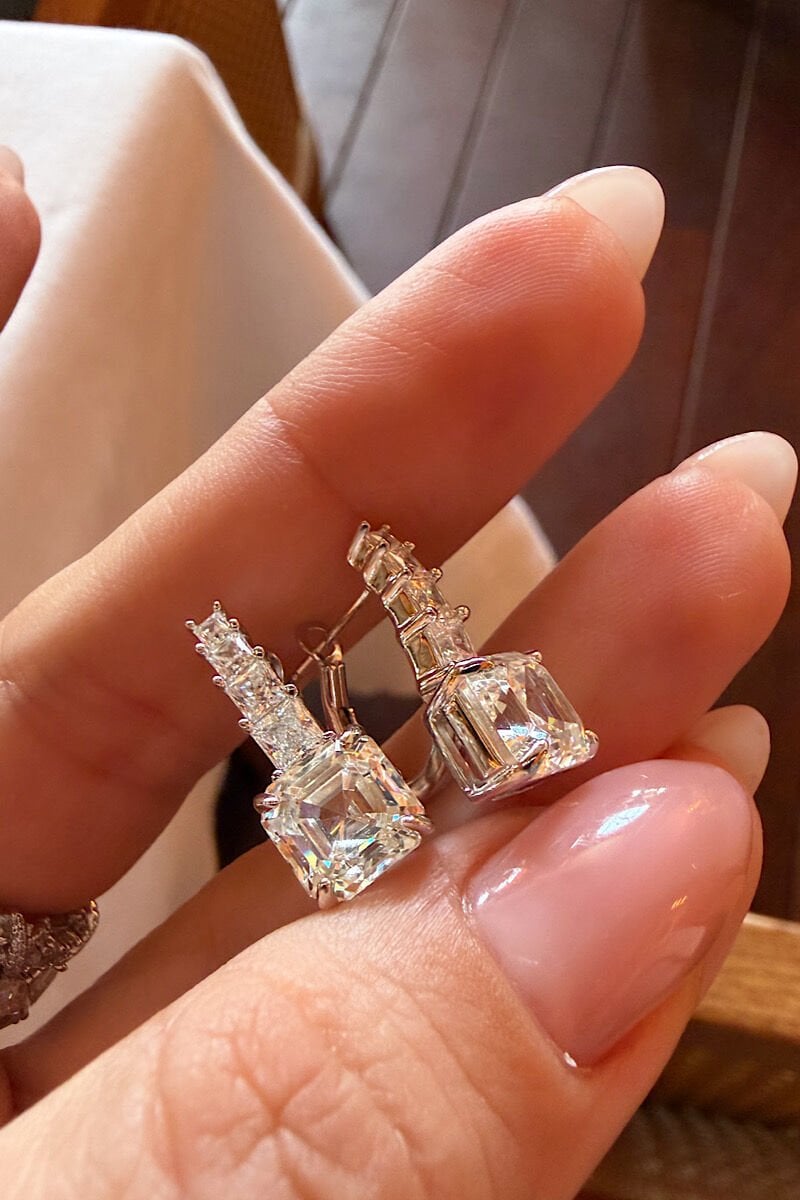 İthal Mozanit Küpe