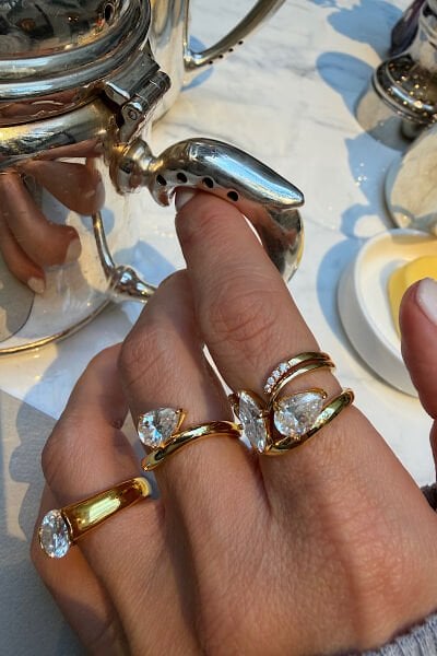 Mozanit İthal Yüzük