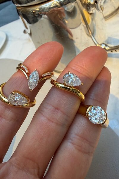 Mozanit İthal Yüzük