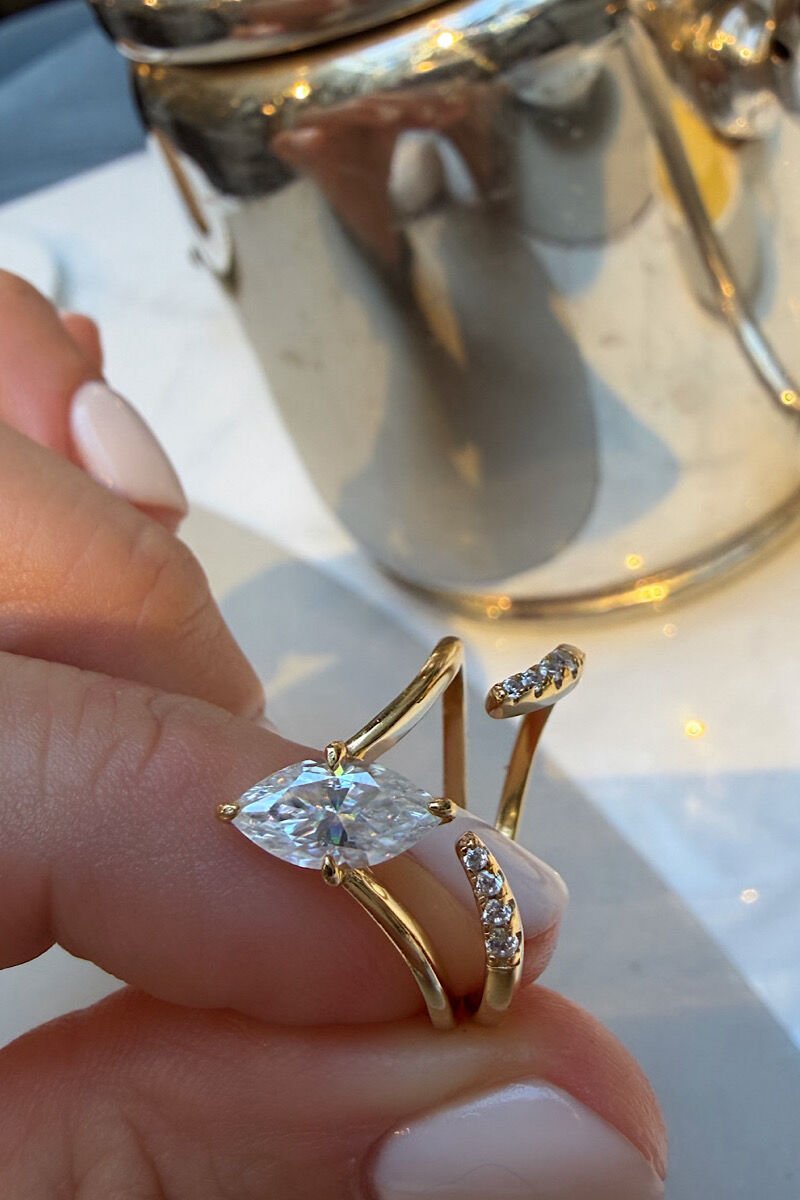 Mozanit İthal Yüzük