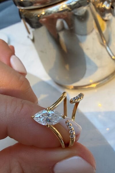 Mozanit İthal Yüzük