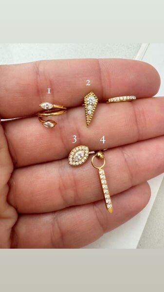İthal Titanyum Piercing