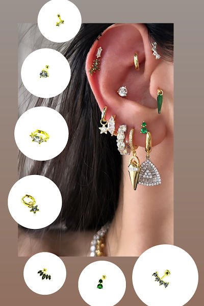 İthal Gümüş Piercing