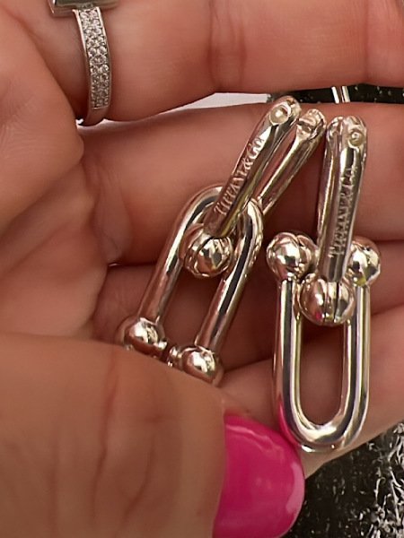 Büyük Tif Küpe(925 ayar gümüş)