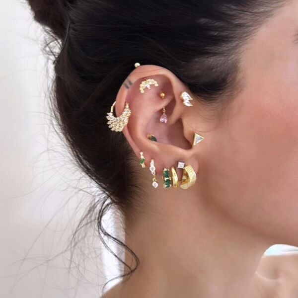 İthal Gümüş Halka Piercing