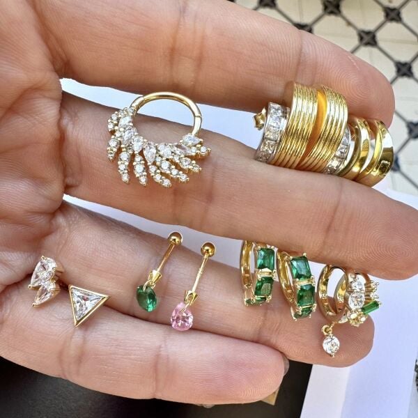 İthal Gümüş Halka Piercing
