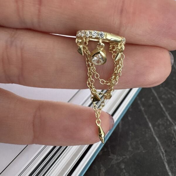 İthal Gümüş Halka Piercing
