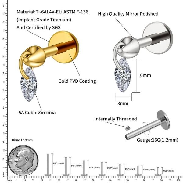 Titanyum Piercing