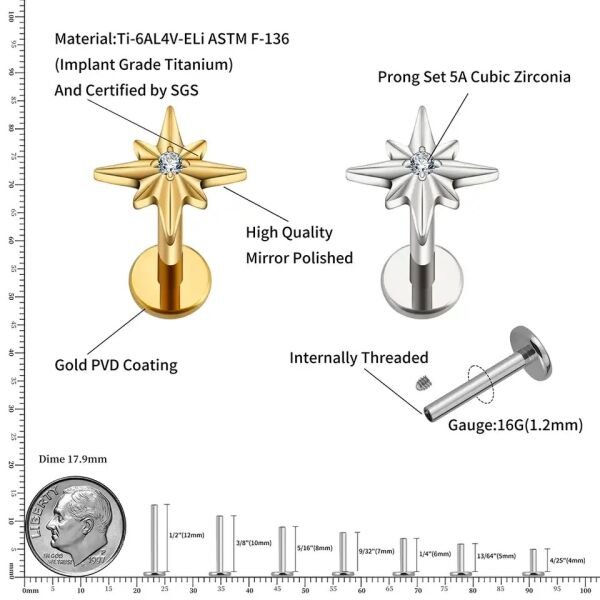 Titanyum Piercing