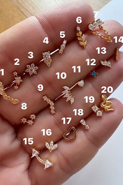 İthal Gümüş Piercing