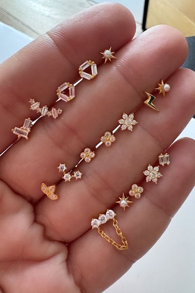 İthal Gümüş Piercing