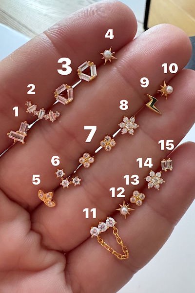 İthal Gümüş Piercing