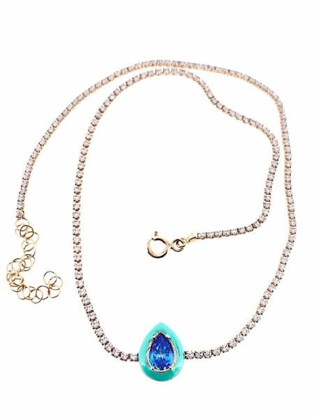 Damla Taş Suyolu Choker Kolye