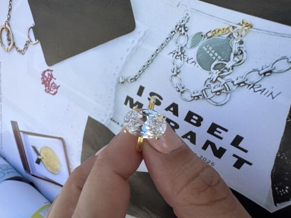 Mozanit Damla Yüzük