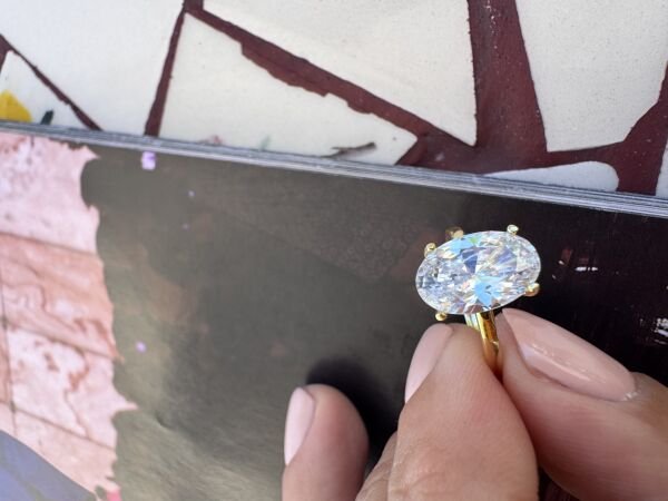 Mozanit Damla Yüzük