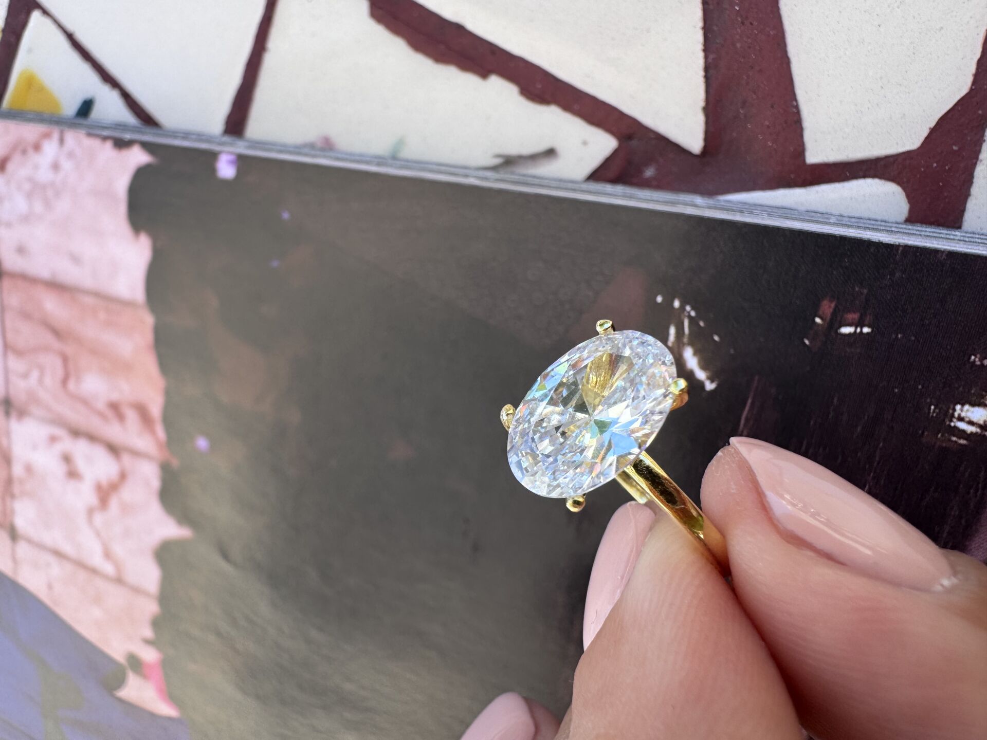 Mozanit Damla Yüzük