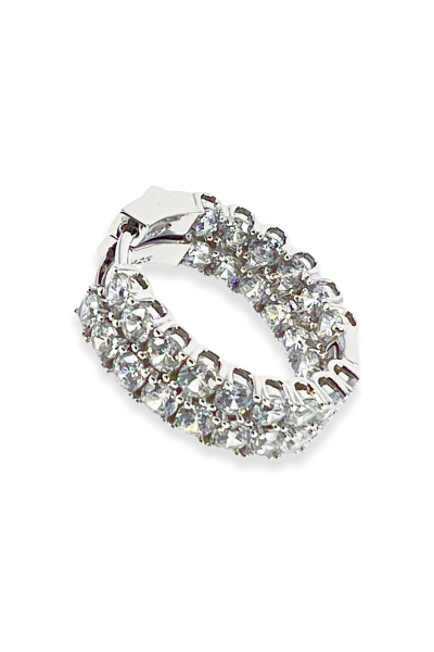 Taşlı İthal Tif Halka Küpe