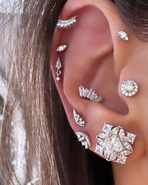 İthal Gümüş Piercing