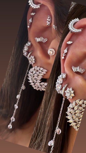 İthal Gümüş Piercing